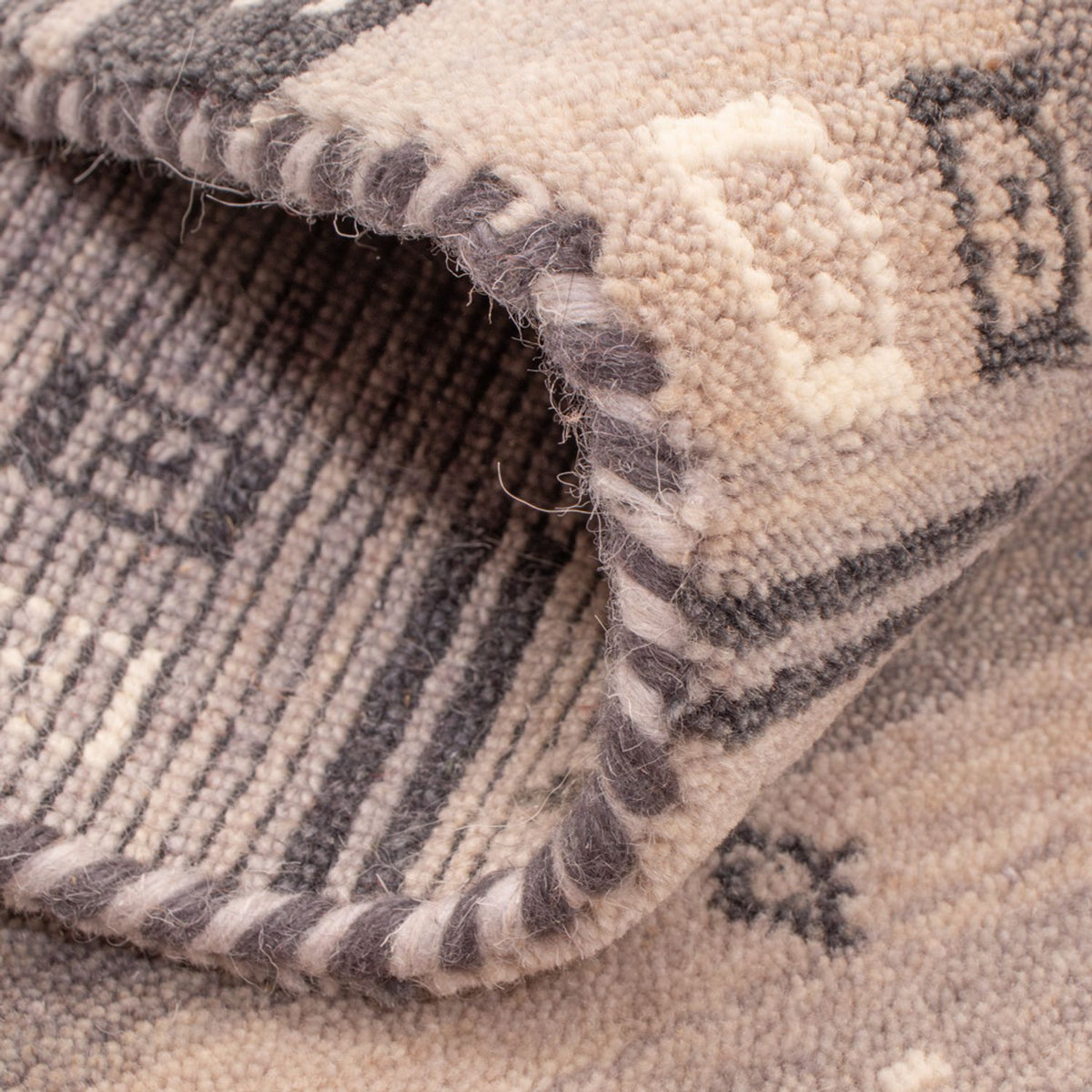 Alfombra Gabbeh - Softy - 90 x 60 cm - gris