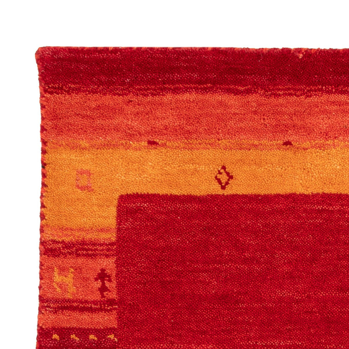 Alfombra Gabbeh - Softy - 90 x 60 cm - rojo