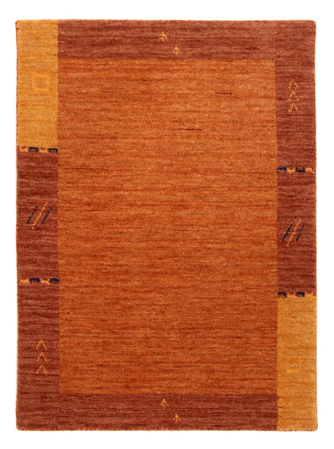 Alfombra Gabbeh - Softy - 90 x 60 cm - óxido