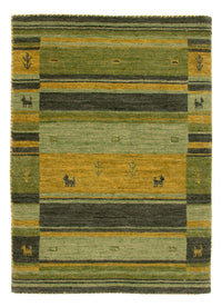 Alfombra Gabbeh - Softy - 90 x 60 cm - verde