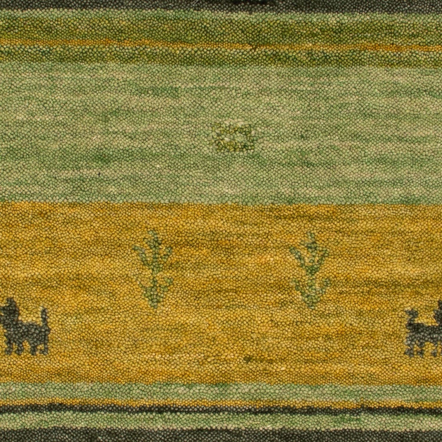 Alfombra Gabbeh - Softy - 90 x 60 cm - verde