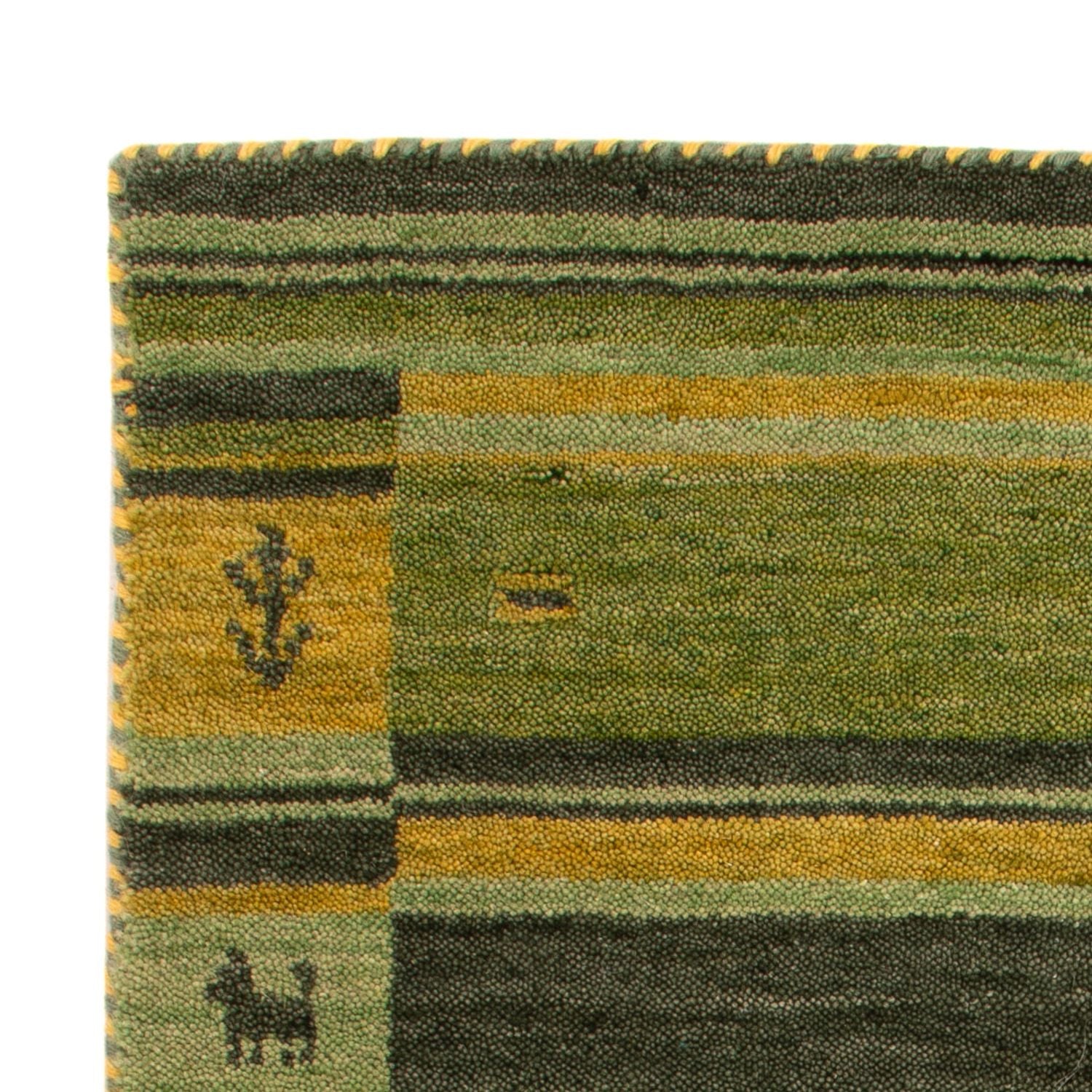 Alfombra Gabbeh - Softy - 90 x 60 cm - verde