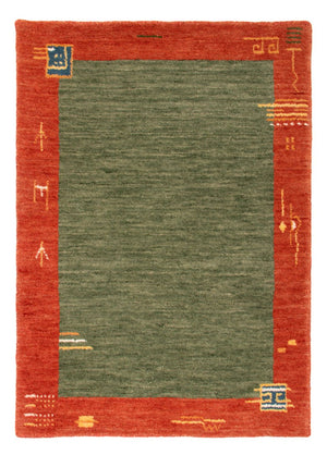 Alfombra Gabbeh - Softy - 90 x 60 cm - verde