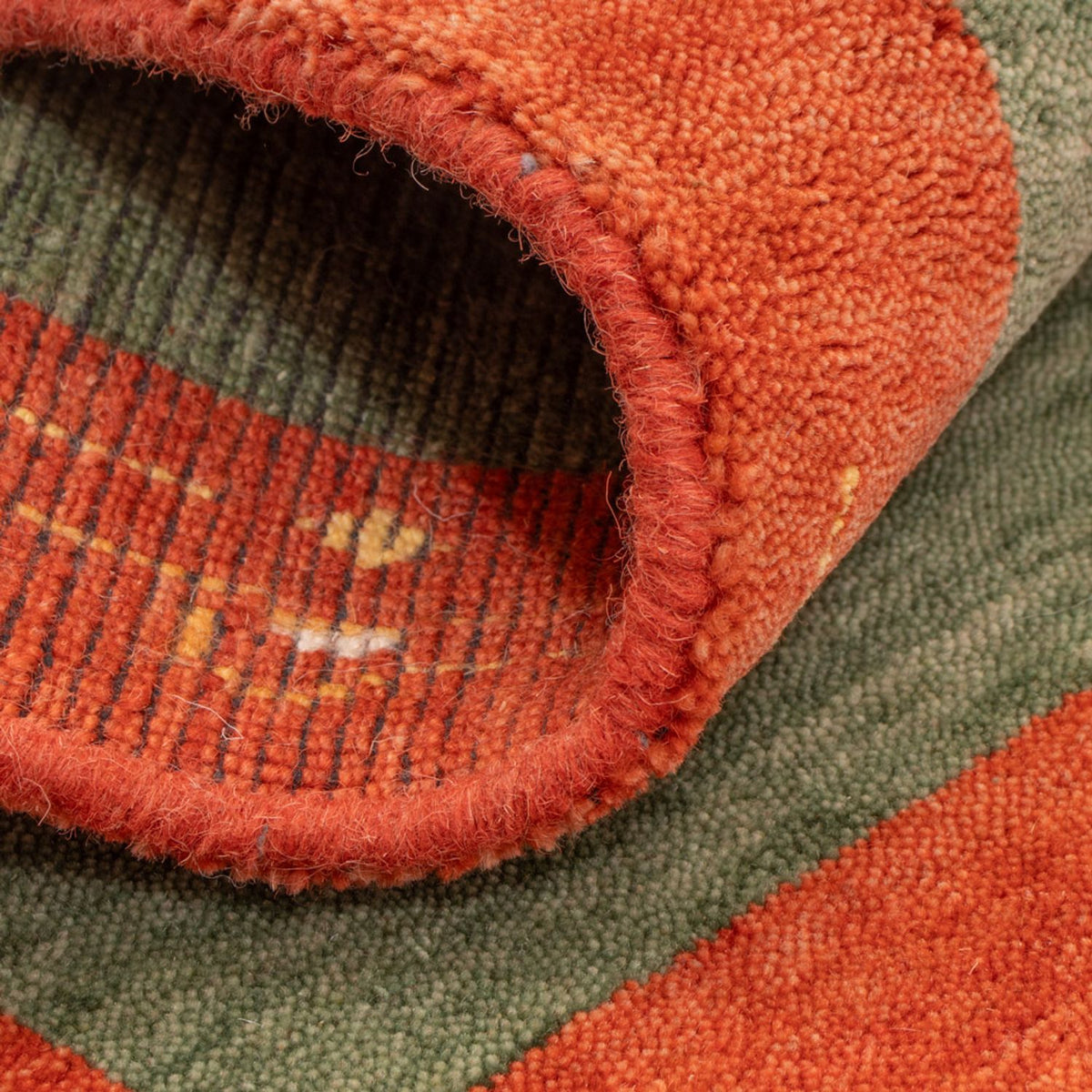 Alfombra Gabbeh - Softy - 90 x 60 cm - verde