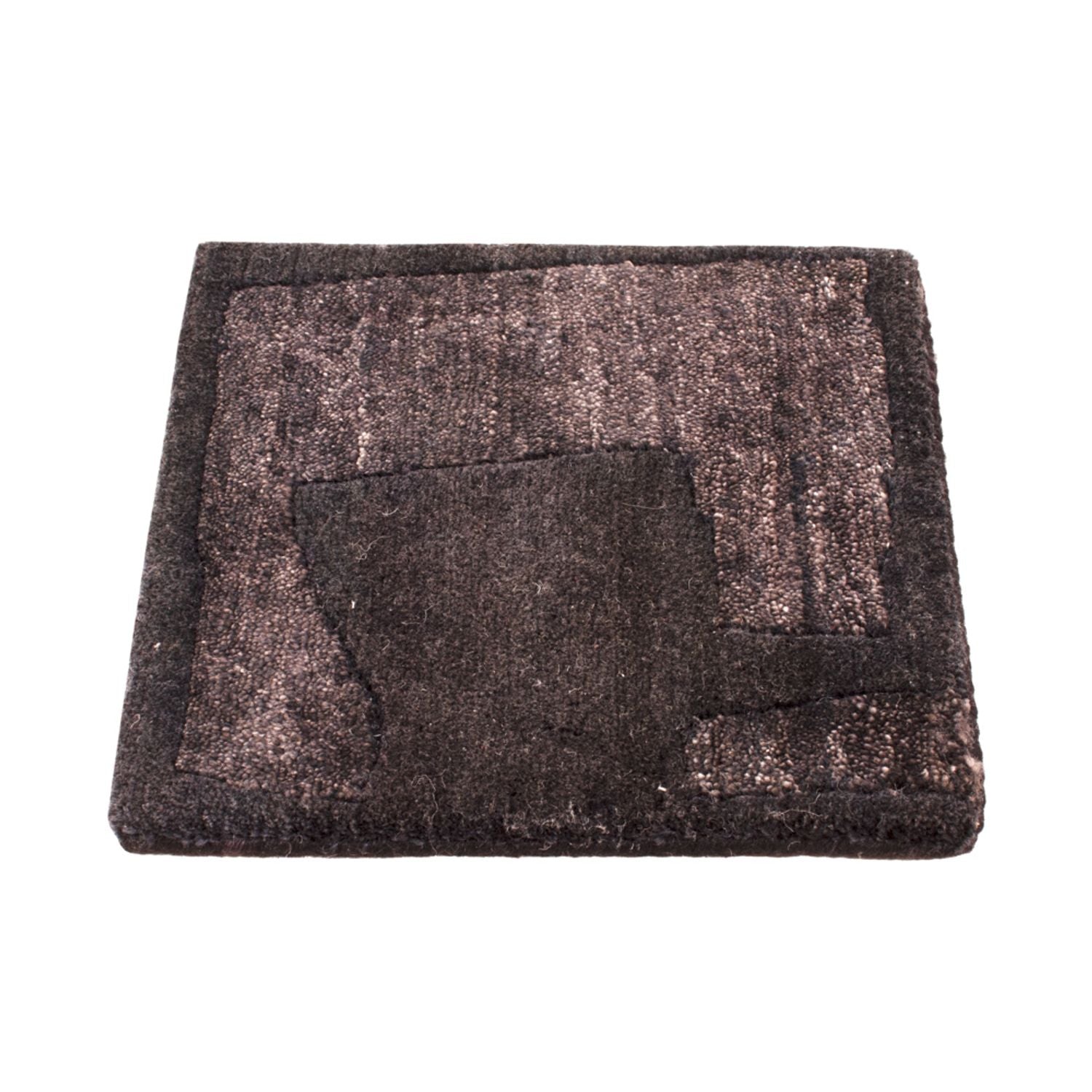 Alfombra de diseño cuadrado  - 30 x 30 cm - antracita