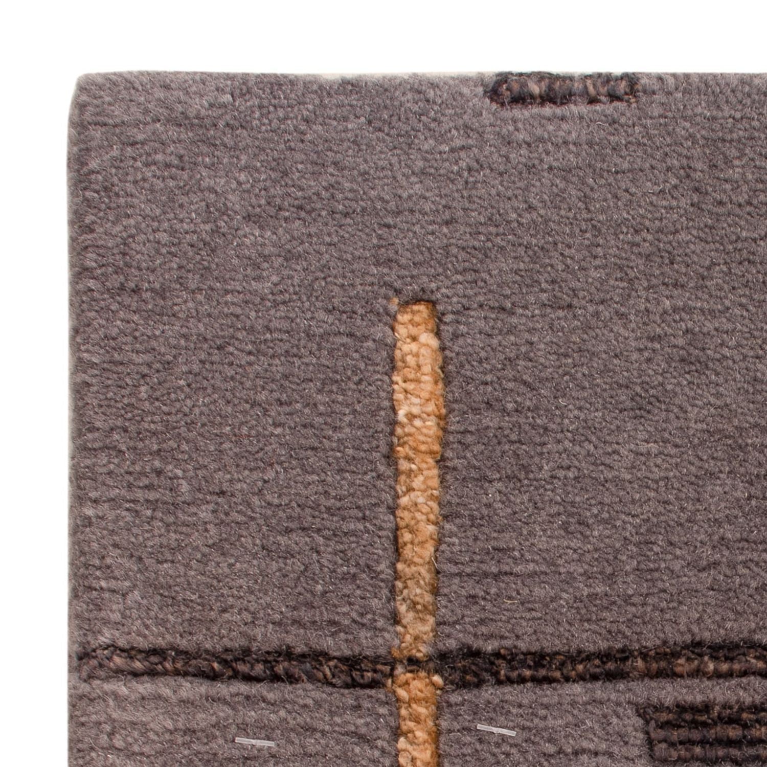 Alfombra de diseño cuadrado  - 30 x 30 cm - gris