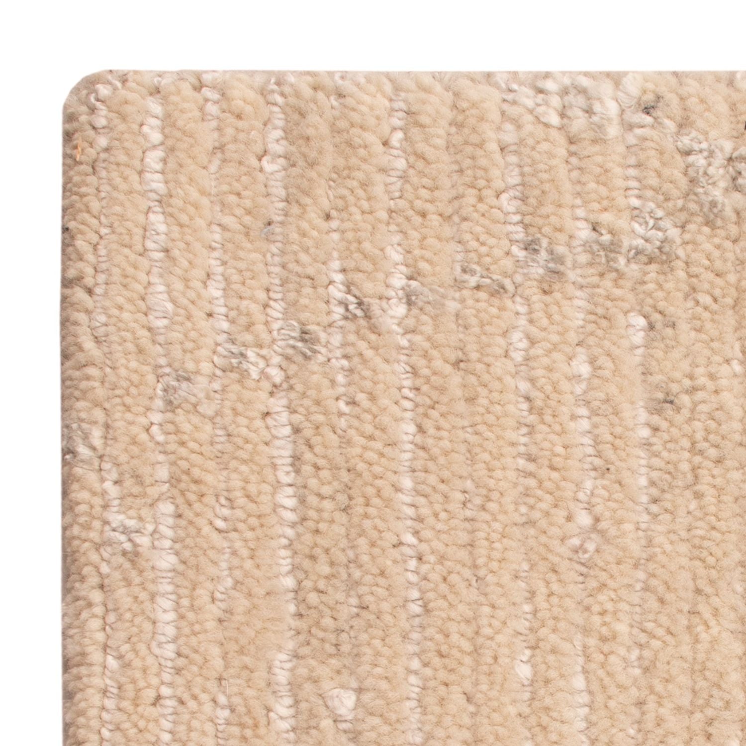 Alfombra de diseño cuadrado  - 30 x 30 cm - blanco natural