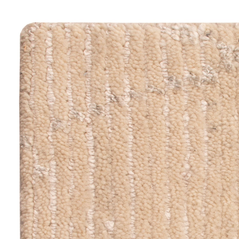 Alfombra de diseño cuadrado  - 30 x 30 cm - blanco natural