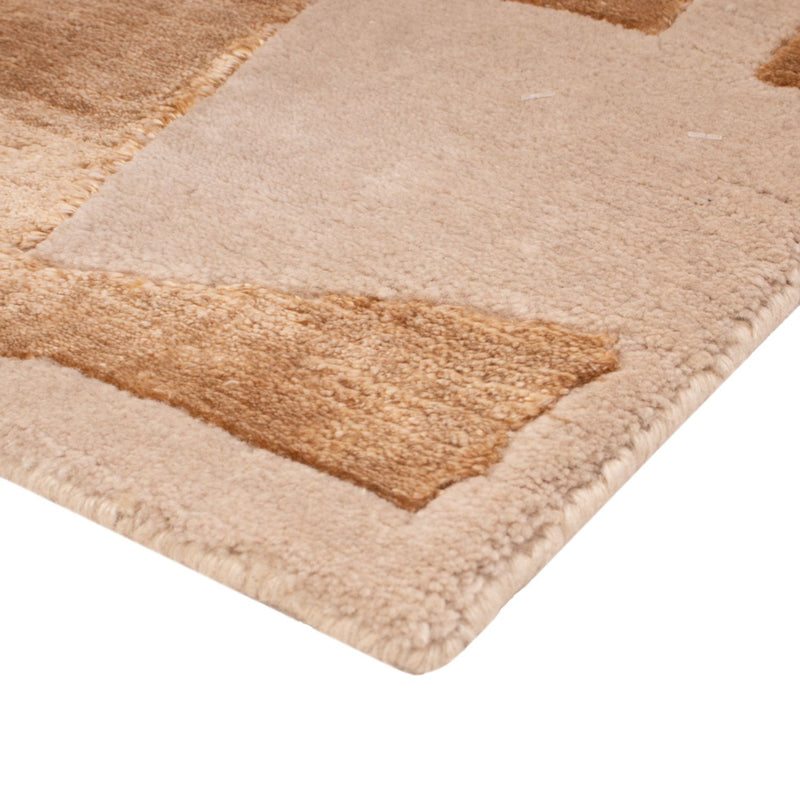 Alfombra de diseño cuadrado  - 30 x 30 cm - oro scala