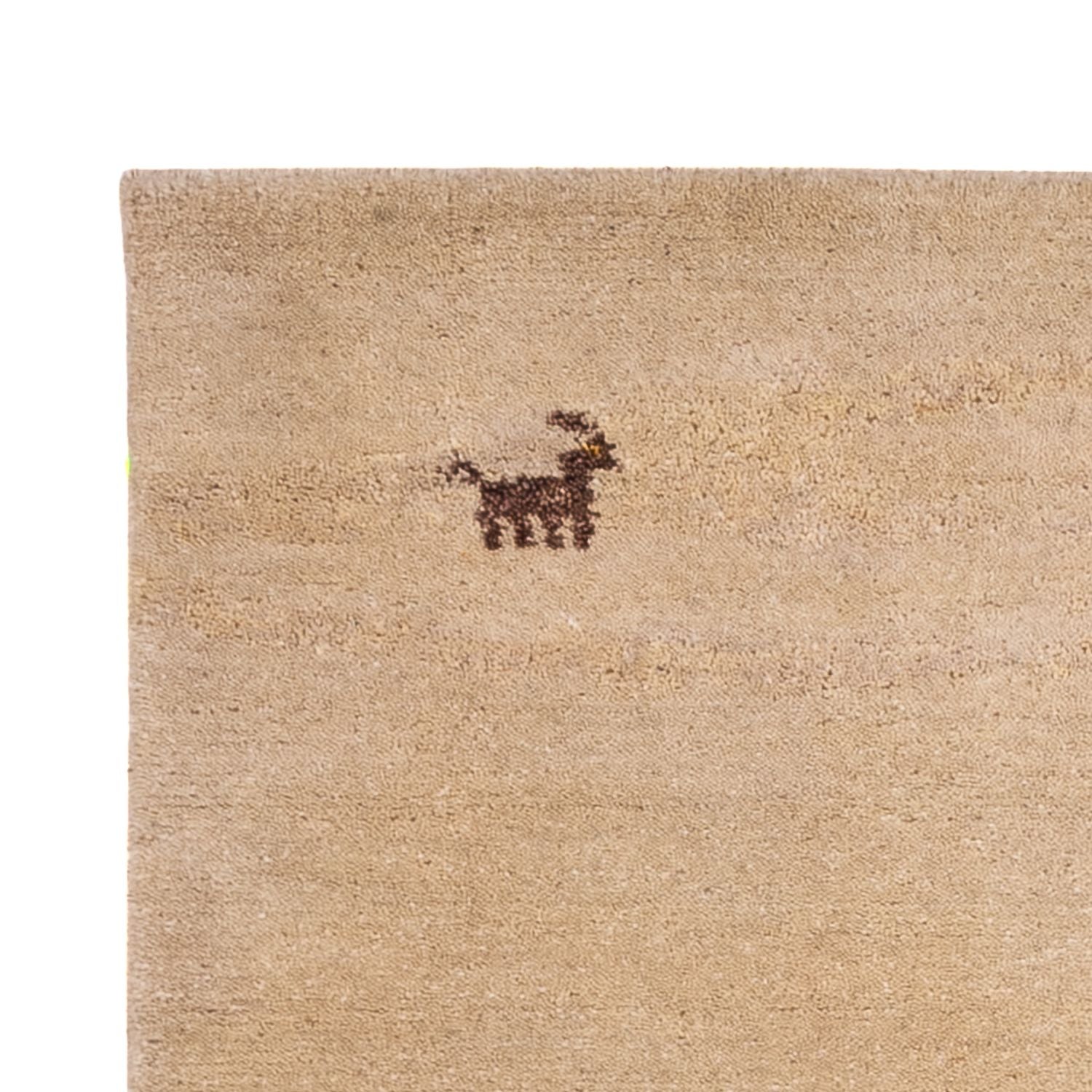 Alfombra de pasillo Alfombra Gabbeh - Softy - 200 x 80 cm - beige