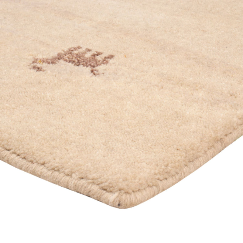 Alfombra de pasillo Alfombra Gabbeh - Softy - 200 x 80 cm - beige