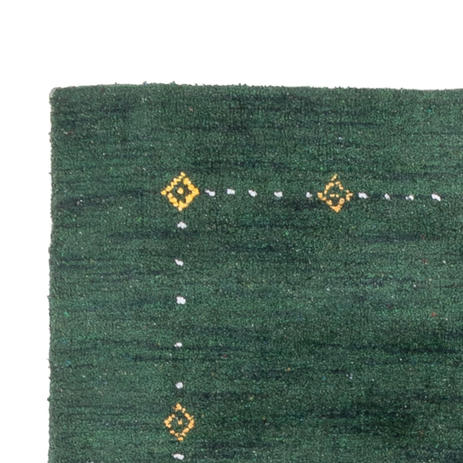 Alfombra de pasillo Alfombra Gabbeh - Softy - 300 x 80 cm - verde