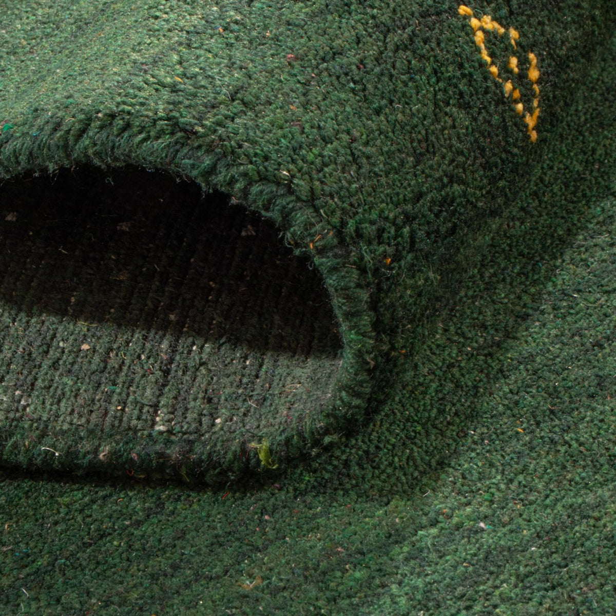 Alfombra de pasillo Alfombra Gabbeh - Softy - 300 x 80 cm - verde