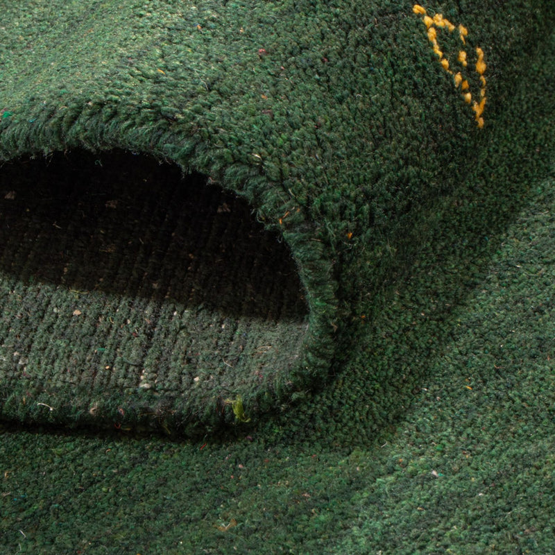 Alfombra de pasillo Alfombra Gabbeh - Softy - 300 x 80 cm - verde