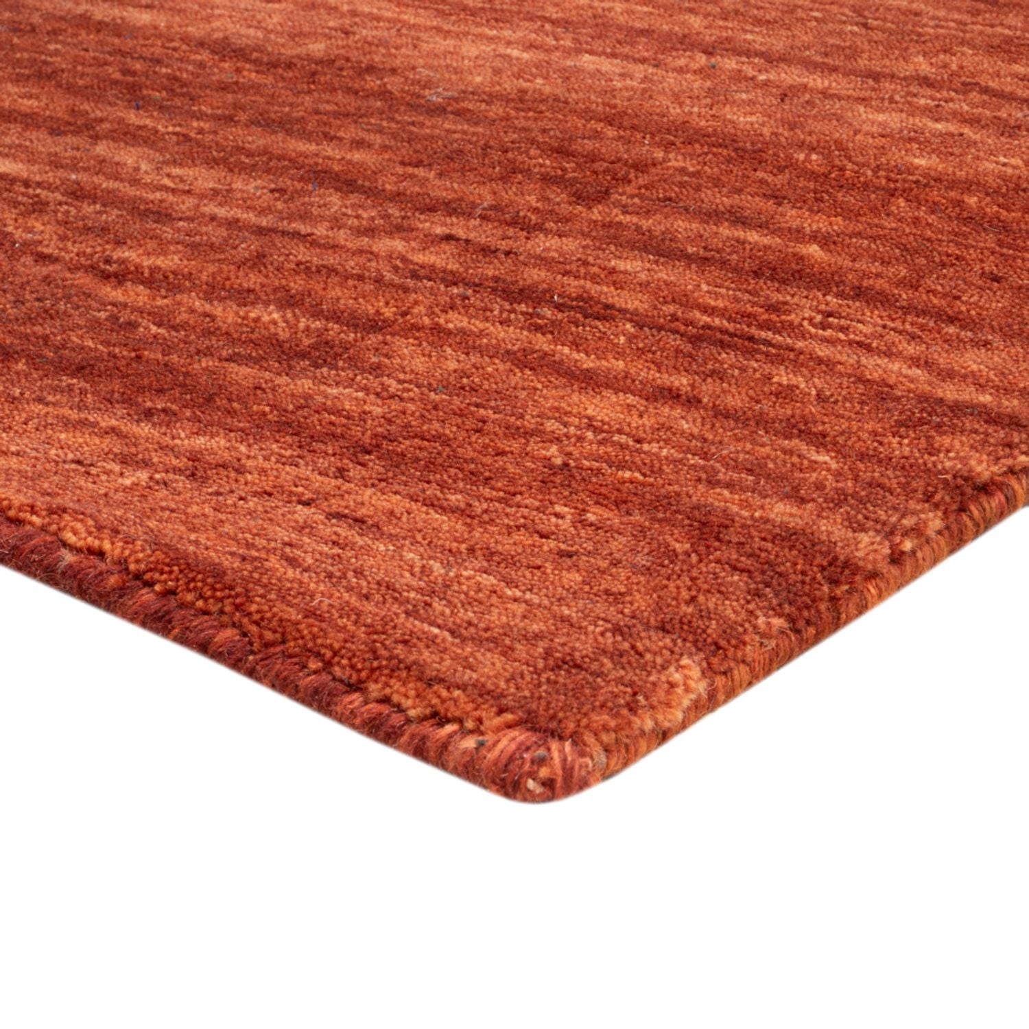 Alfombra de pasillo Alfombra Gabbeh - Loribaft Softy - 300 x 80 cm - marrón