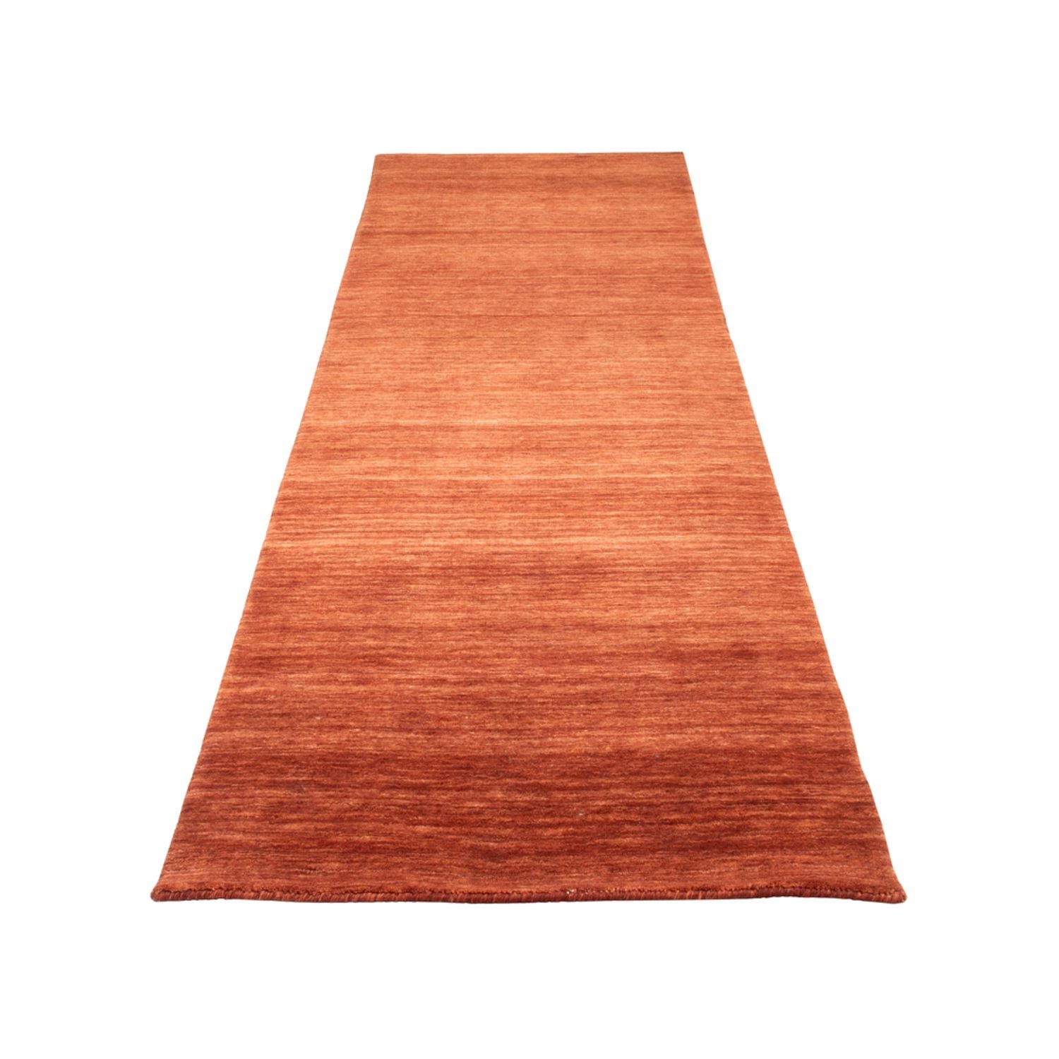 Alfombra de pasillo Alfombra Gabbeh - Loribaft Softy - 300 x 80 cm - marrón