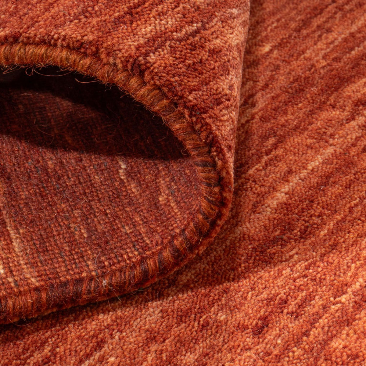 Alfombra de pasillo Alfombra Gabbeh - Loribaft Softy - 300 x 80 cm - marrón