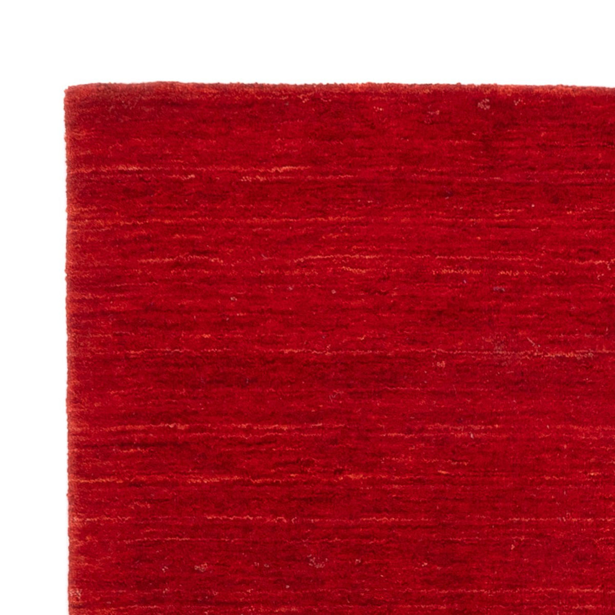 Alfombra Gabbeh - Loribaft Softy - 150 x 100 cm - rojo