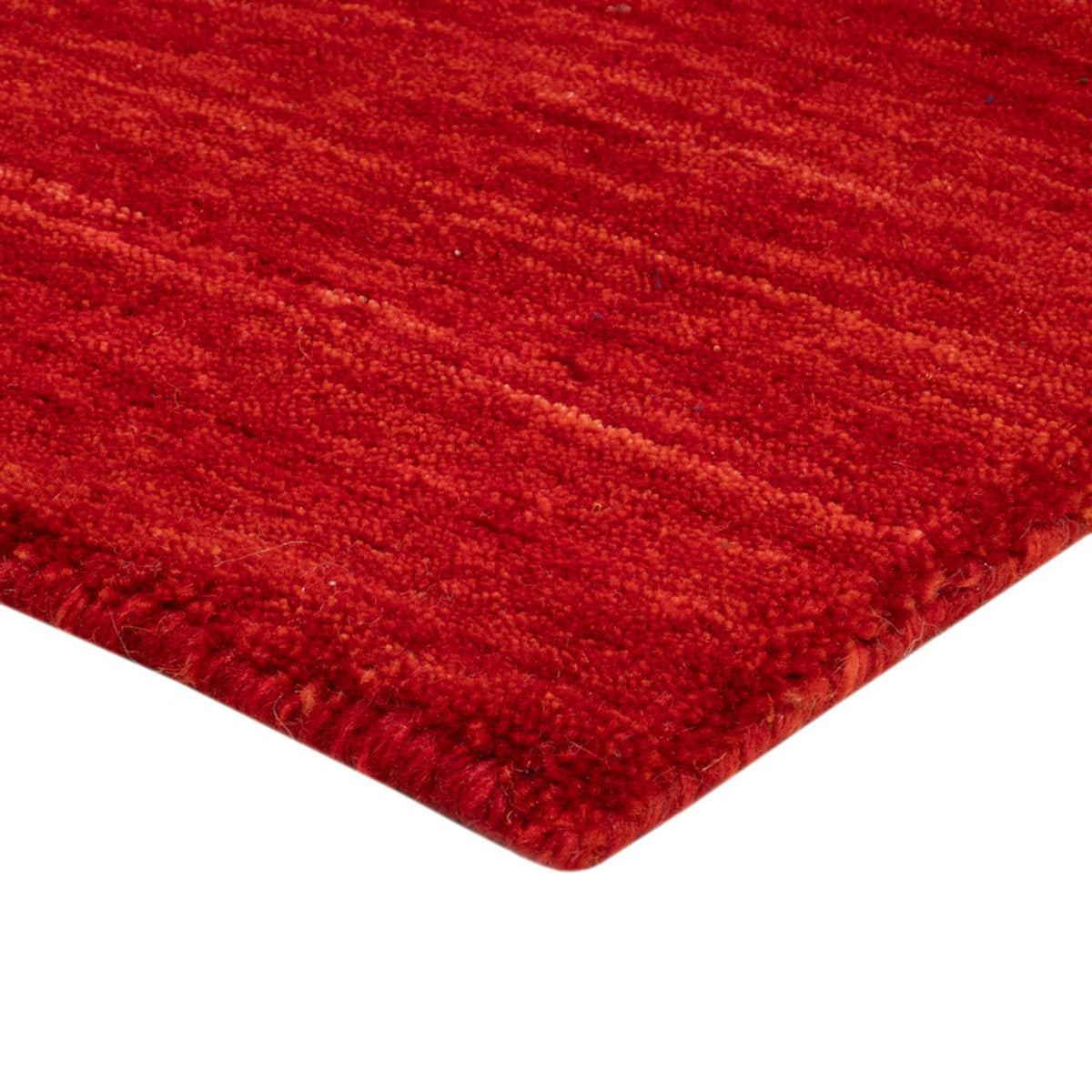 Alfombra Gabbeh - Loribaft Softy - 150 x 100 cm - rojo