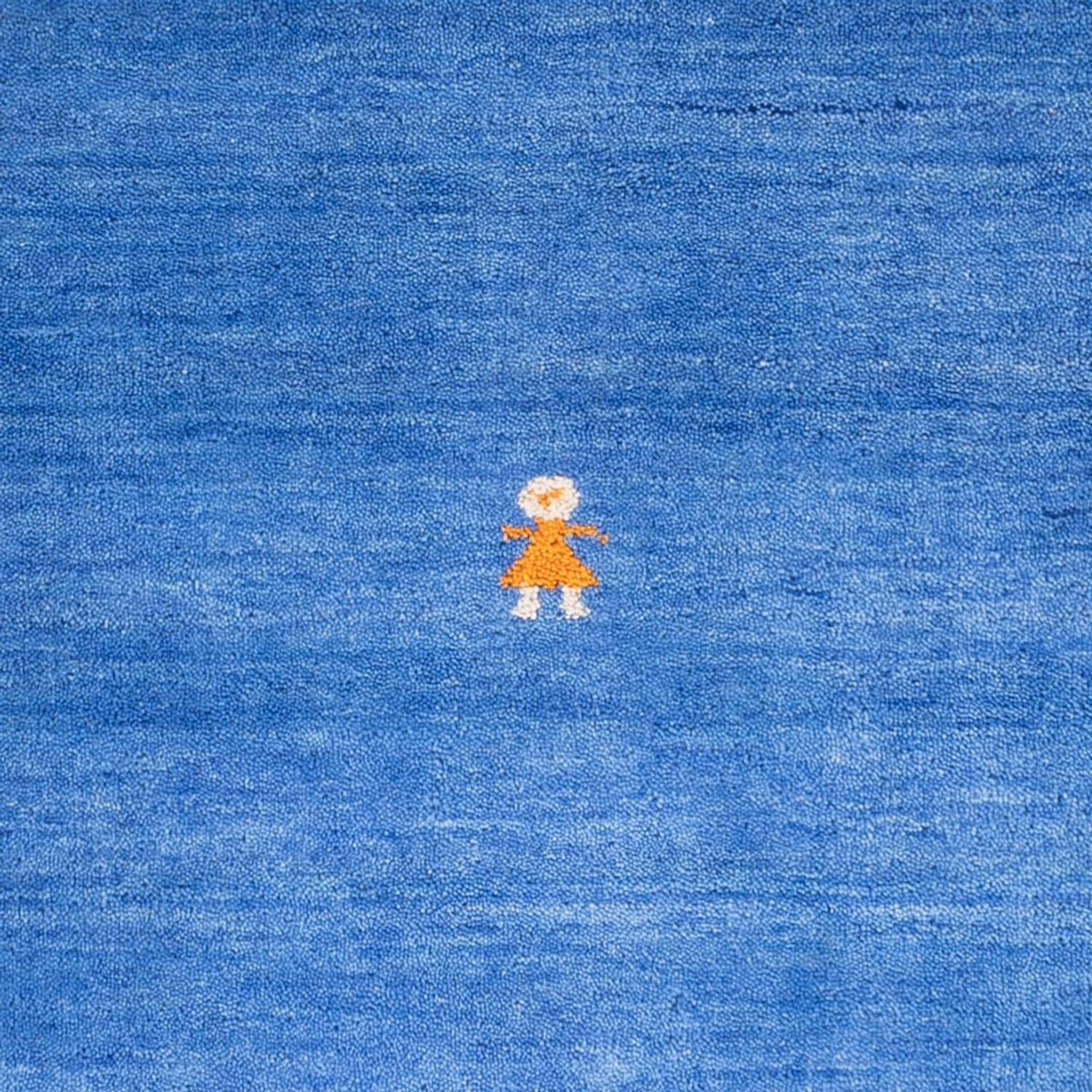 Alfombra Gabbeh - Softy cuadrado  - 150 x 150 cm - azul