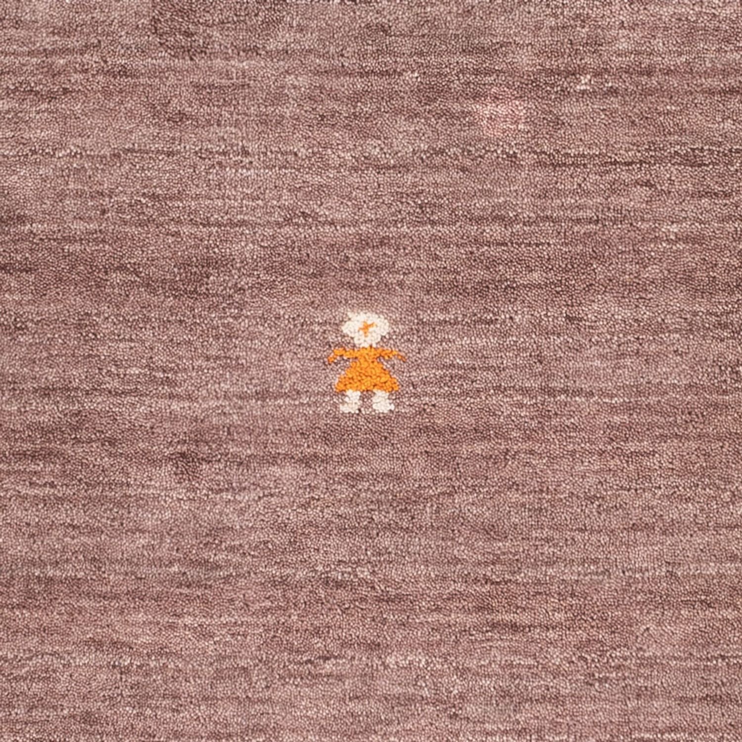 Alfombra Gabbeh - Softy cuadrado  - 150 x 150 cm - marrón
