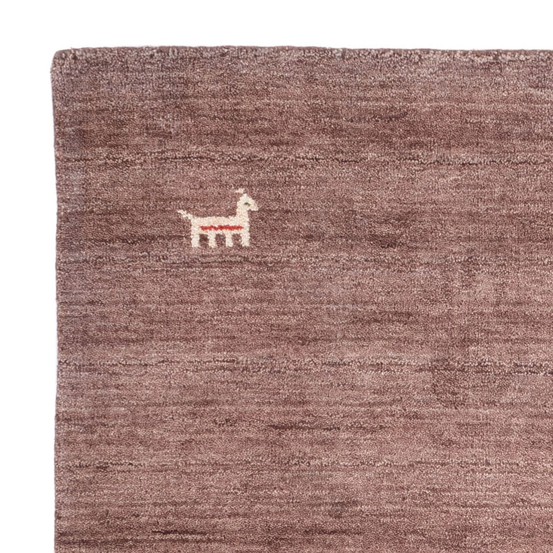 Alfombra Gabbeh - Softy cuadrado  - 150 x 150 cm - marrón