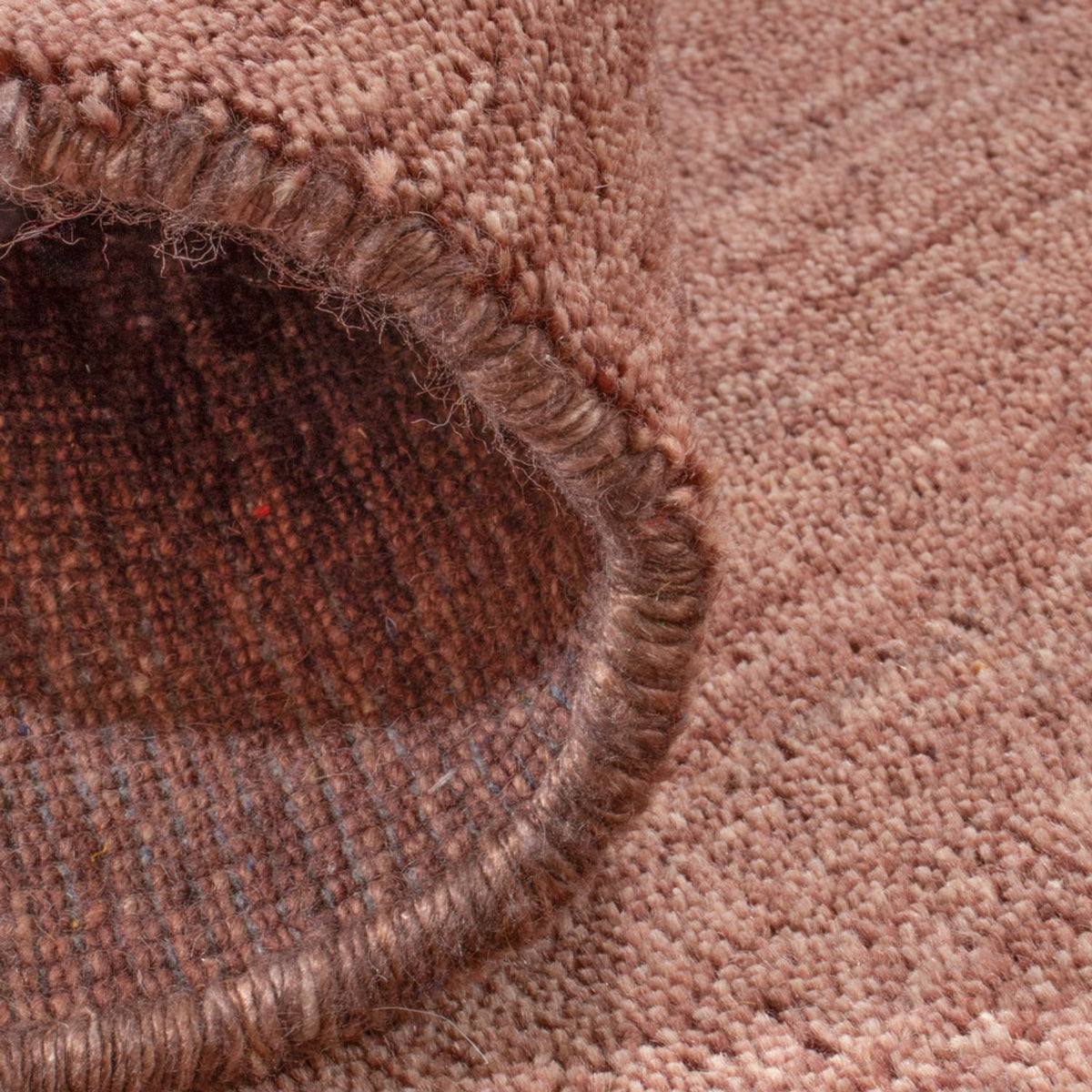 Alfombra Gabbeh - Softy cuadrado  - 150 x 150 cm - marrón