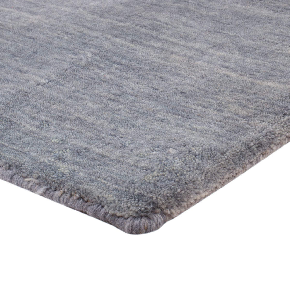Alfombra Gabbeh - Loribaft Softy cuadrado  - 150 x 150 cm - gris