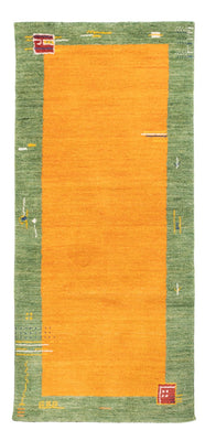 Alfombra de pasillo Alfombra Gabbeh - Softy - 200 x 80 cm - naranja