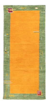 Alfombra de pasillo Alfombra Gabbeh - Softy - 200 x 80 cm - naranja
