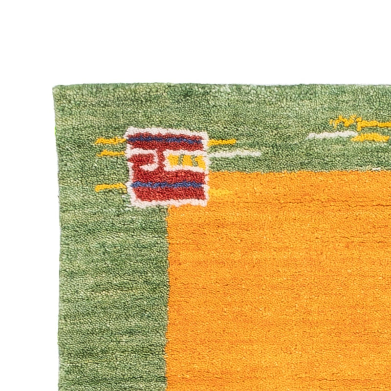 Alfombra de pasillo Alfombra Gabbeh - Softy - 200 x 80 cm - naranja