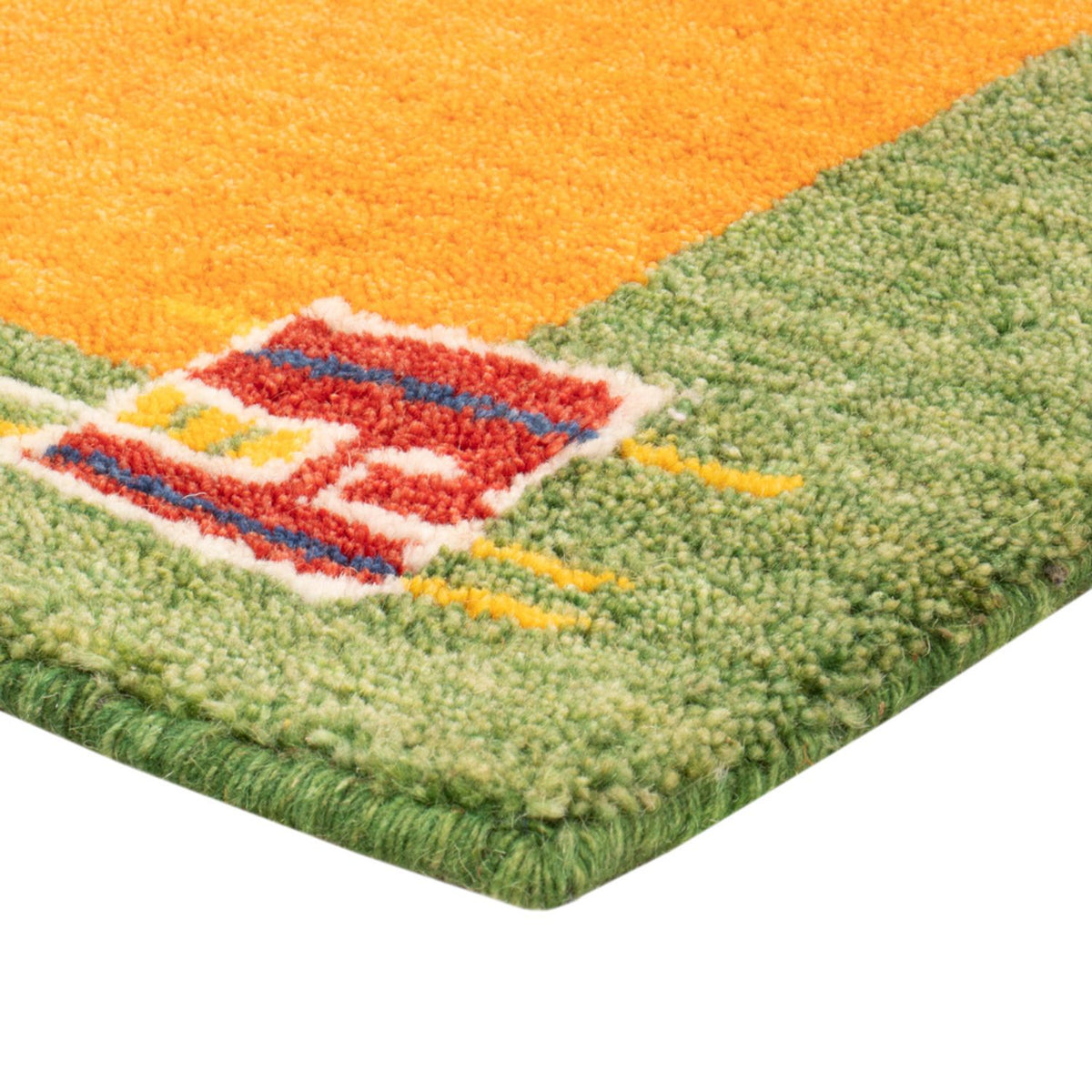 Alfombra de pasillo Alfombra Gabbeh - Softy - 200 x 80 cm - naranja