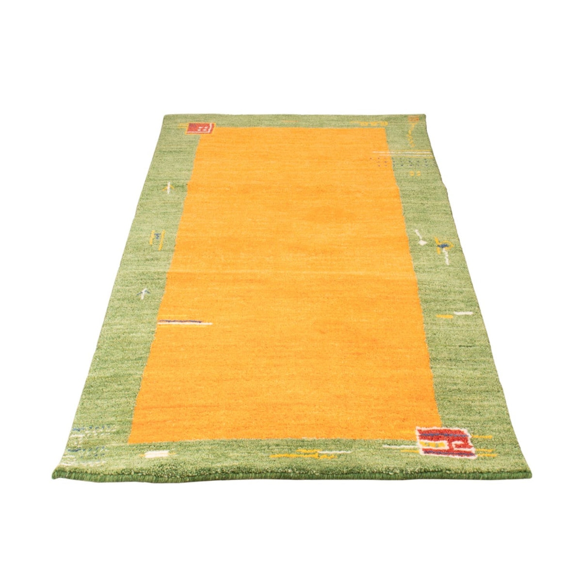Alfombra de pasillo Alfombra Gabbeh - Softy - 200 x 80 cm - naranja