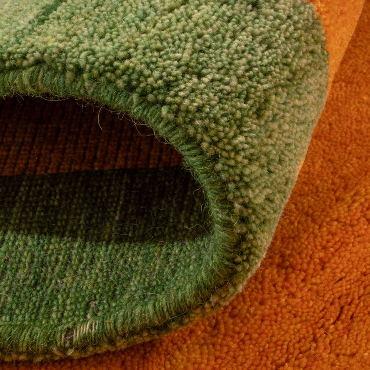 Alfombra de pasillo Alfombra Gabbeh - Softy - 200 x 80 cm - naranja