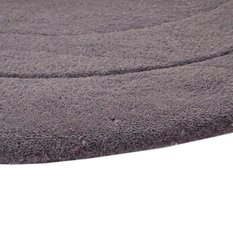 Alfombra de lana forma especial  - 90 x 60 cm - gris