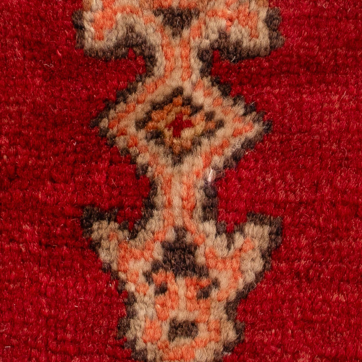 Alfombra oriental - 27 x 24 cm - rojo