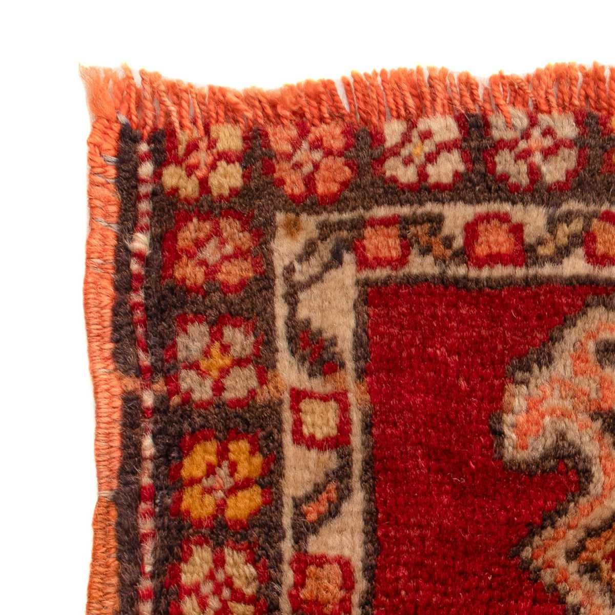 Alfombra oriental - 27 x 24 cm - rojo