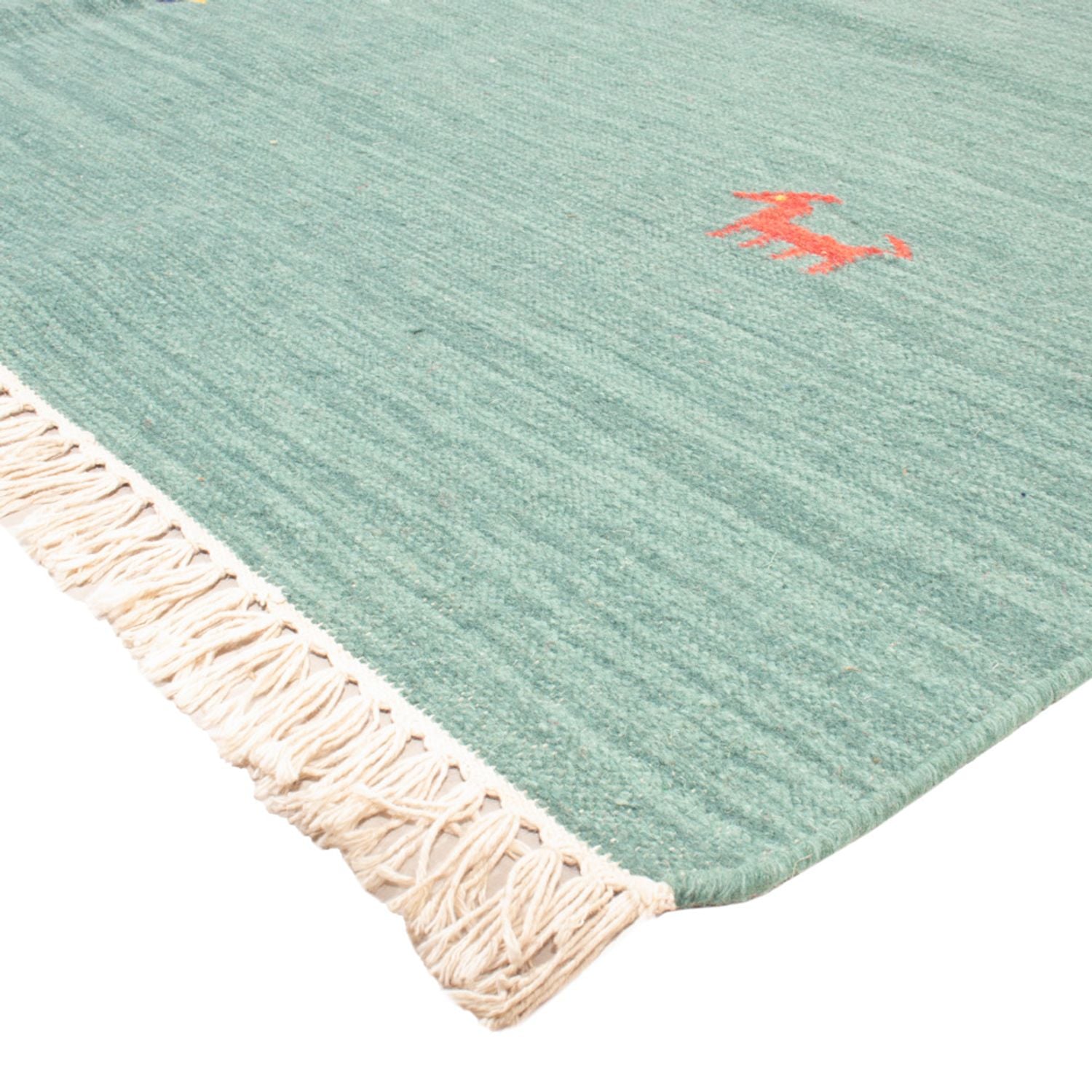 Alfombra Kelim - Tendencia - 240 x 160 cm - turquesa