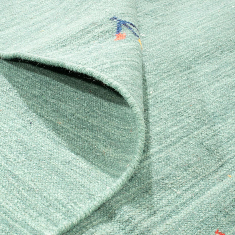 Alfombra Kelim - Tendencia - 240 x 160 cm - turquesa