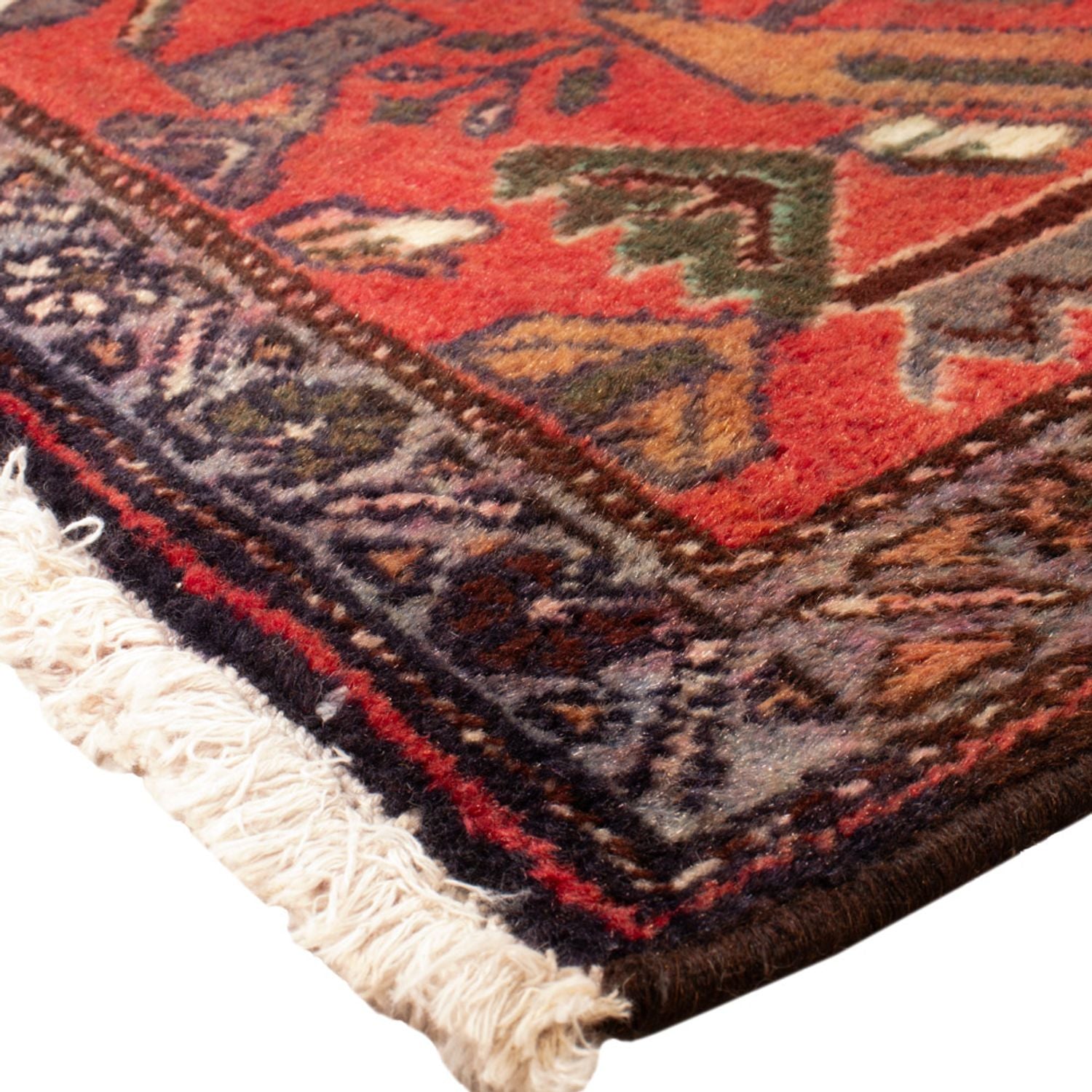 Alfombra persa - Clásica - 99 x 89 cm - rojo