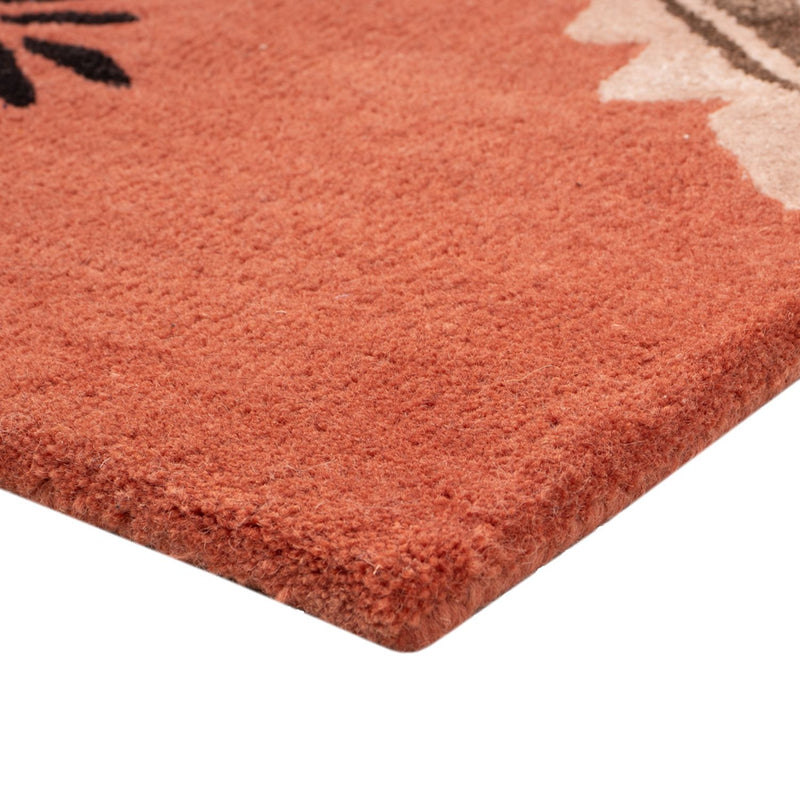 Alfombra de diseño - 90 x 60 cm - salmón