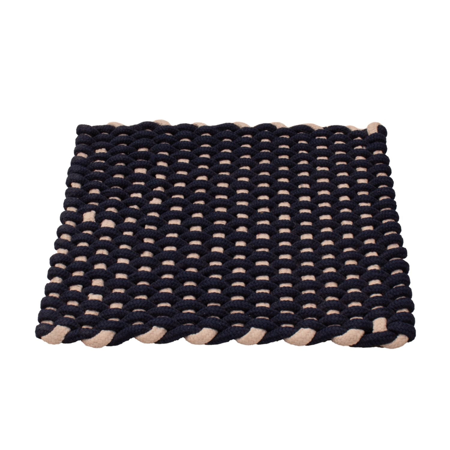 Alfombra cuadrado  - 41 x 41 cm - azul oscuro