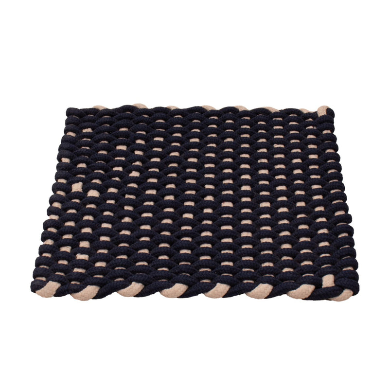 Alfombra cuadrado  - 41 x 41 cm - azul oscuro