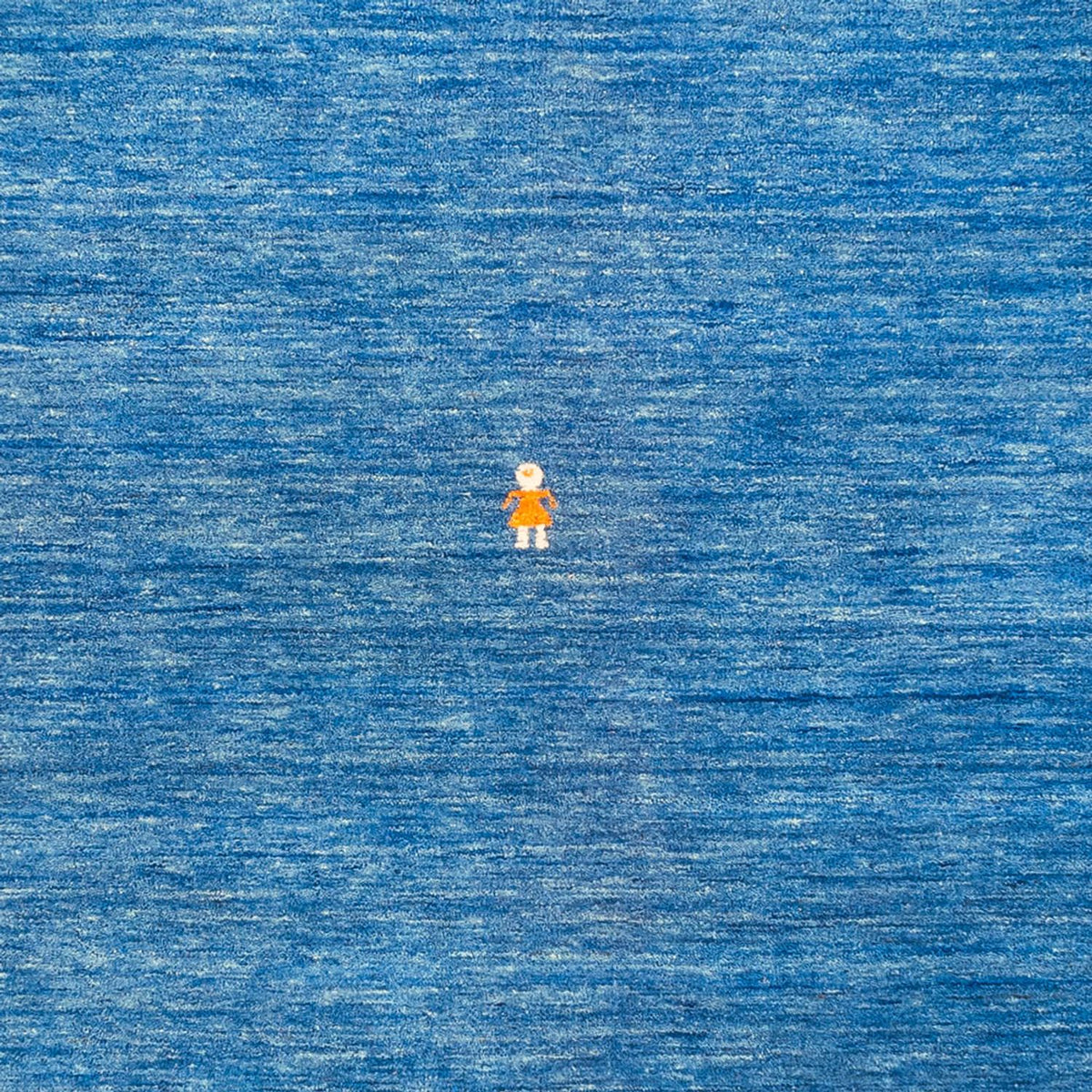 Alfombra Gabbeh - Softy cuadrado  - 250 x 250 cm - azul