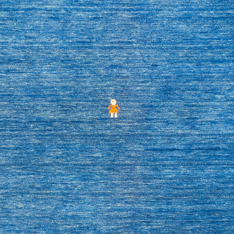 Alfombra Gabbeh - Softy cuadrado  - 250 x 250 cm - azul