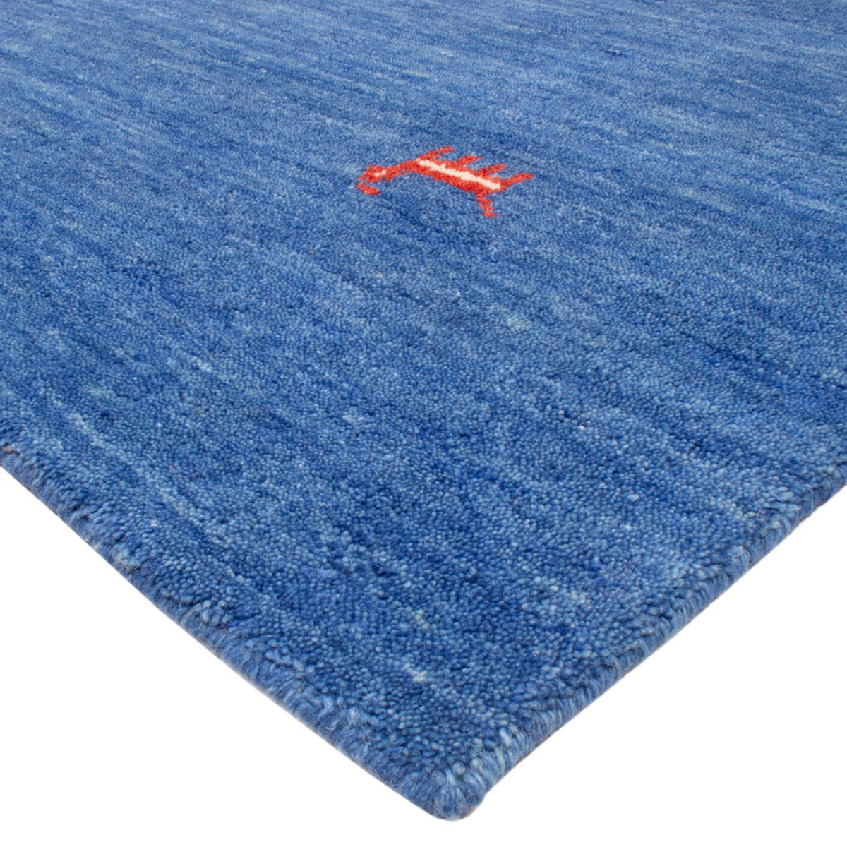 Alfombra Gabbeh - Softy cuadrado  - 250 x 250 cm - azul
