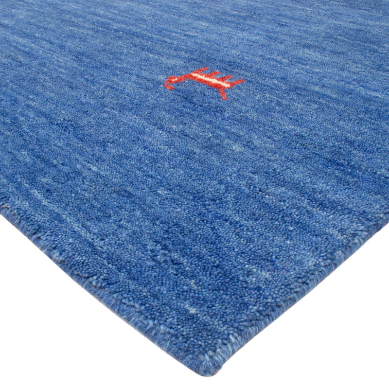 Alfombra Gabbeh - Softy cuadrado  - 250 x 250 cm - azul