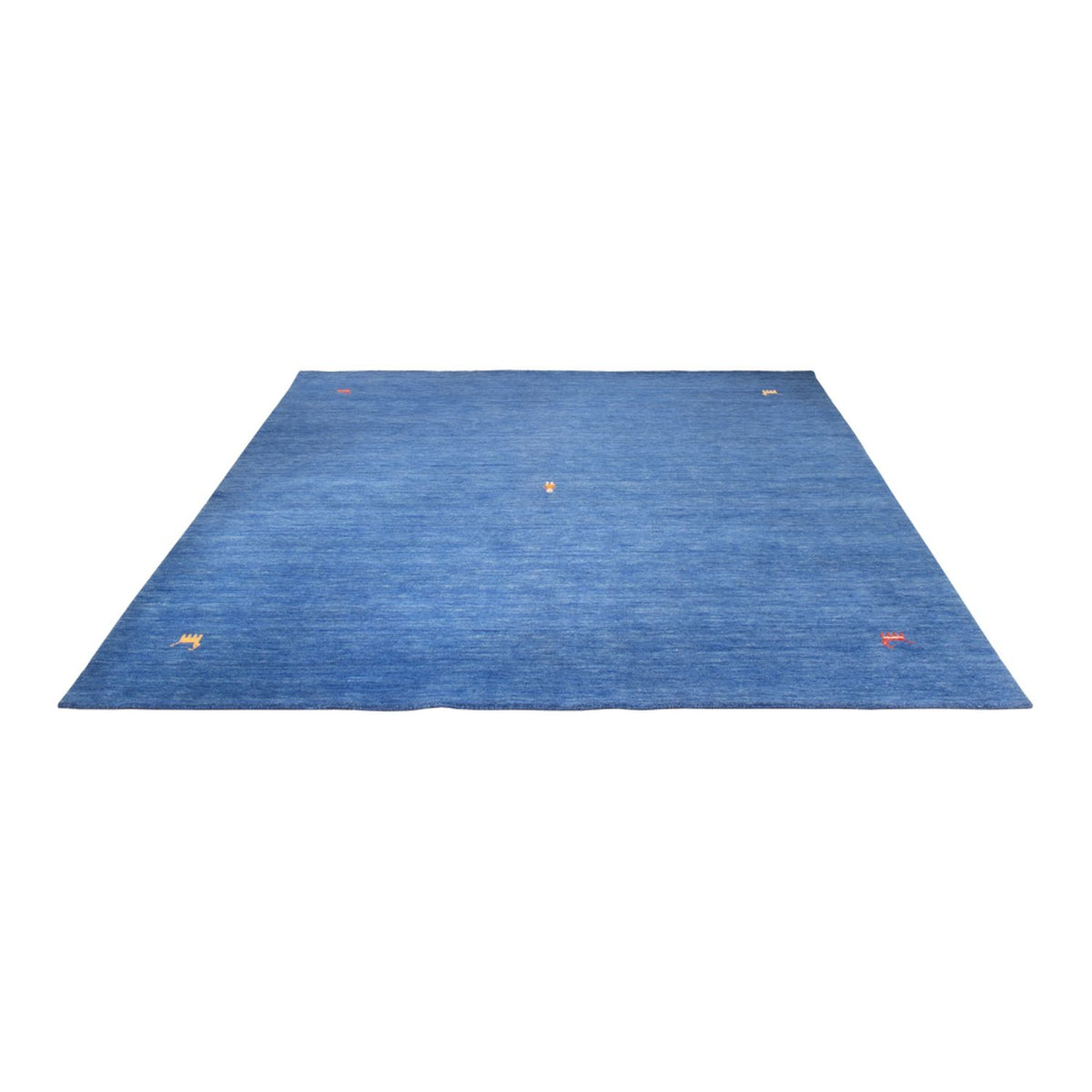 Alfombra Gabbeh - Softy cuadrado  - 250 x 250 cm - azul