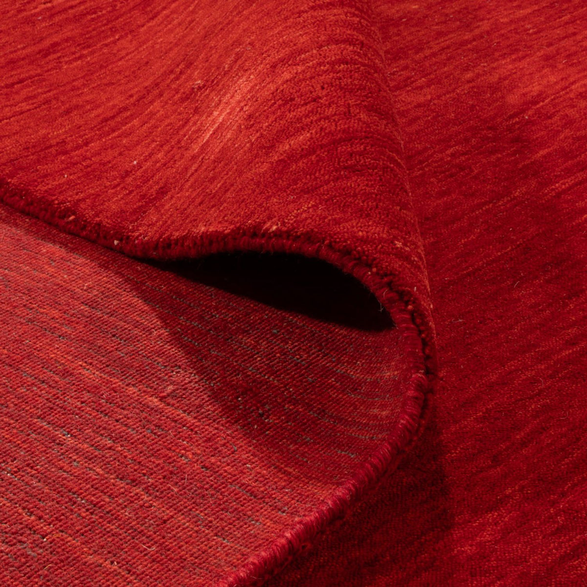 Alfombra Gabbeh - Loribaft Softy - 300 x 250 cm - rojo