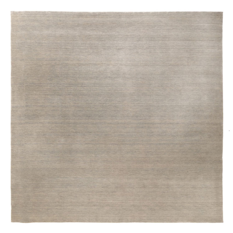 Alfombra Gabbeh - Loribaft Softy cuadrado  - 250 x 250 cm - plata